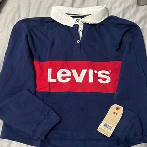 Levi’s Cropped Rugby Shirt